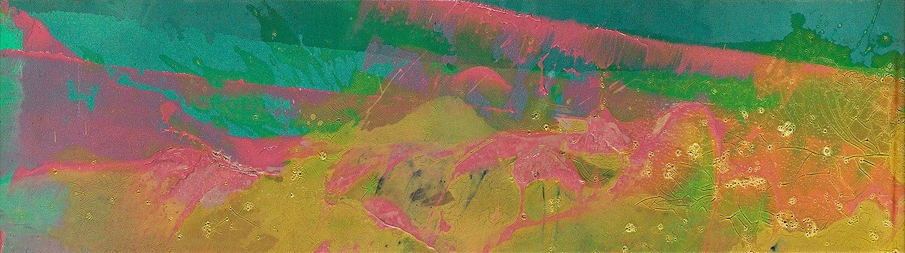 Walter Darby Bannard, Stygia | SOLD, 1980
Acrylic on canvas, 10 x 34 in. (25.4 x 86.4 cm)
SOLD
BAN-00043