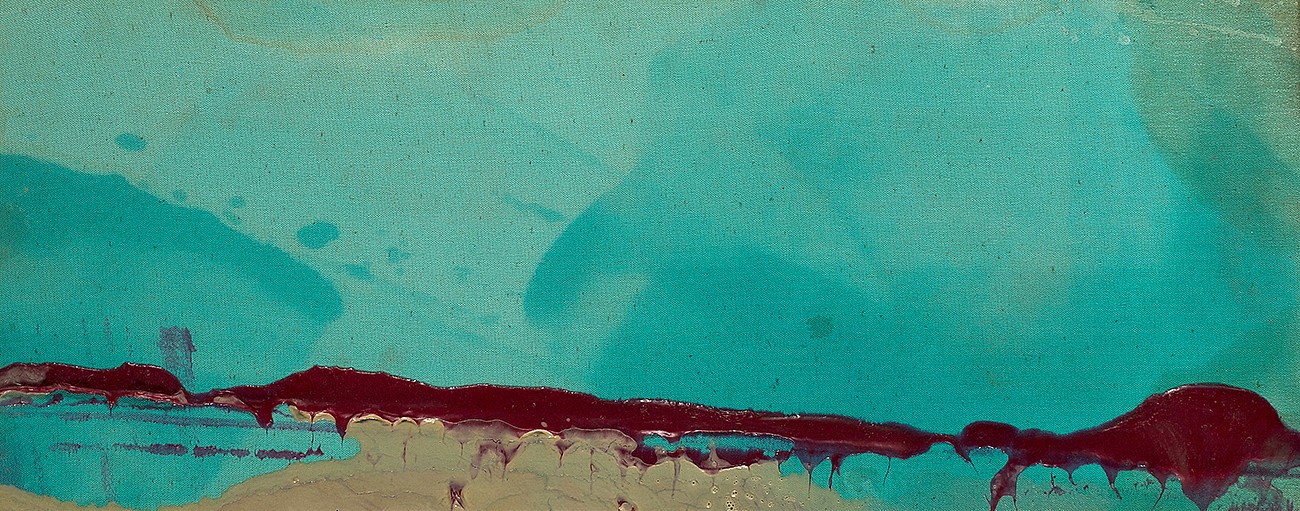Walter Darby Bannard, Mariana, 1978
Acrylic on canvas, 11 1/2 x 27 1/2 in. (29.2 x 69.8 cm)
BAN-00040