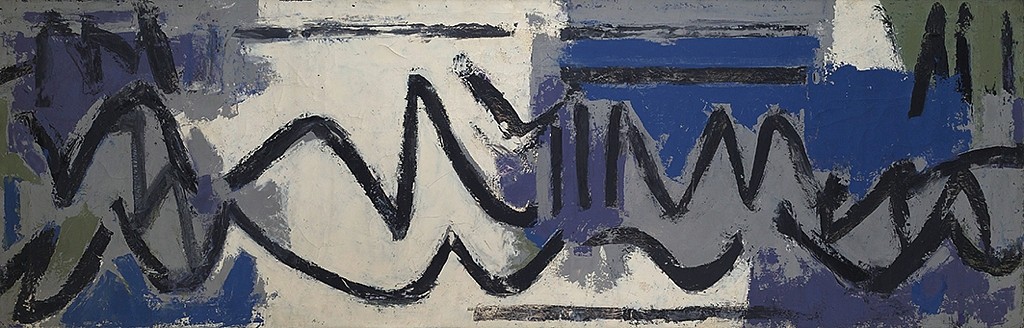 Raymond Hendler, So It Is (No.9) | SOLD, 1960
Magna on canvas, 24 x 76 in. (61 x 193 cm)
SOLD © Estate of Raymond Hendler
HEN-00012