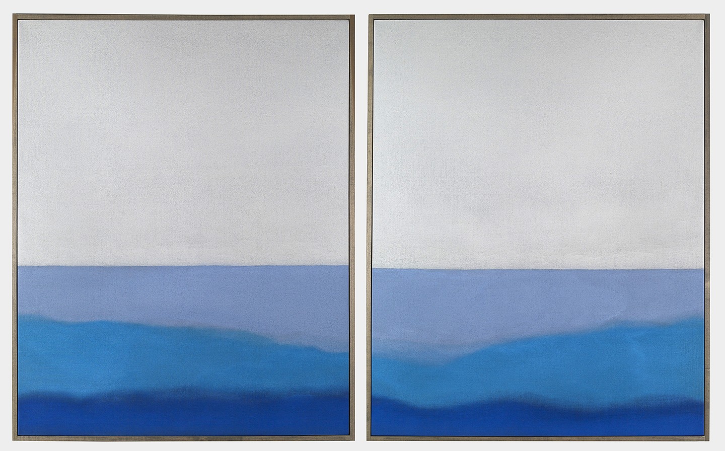 Susan Vecsey, Untitled (Blue Diptych) | SOLD, 2014
Oil on linen, 66 x 104 in. (167.6 x 264.2 cm)
SOLD

Each panel 66 x 52
VEC-00040