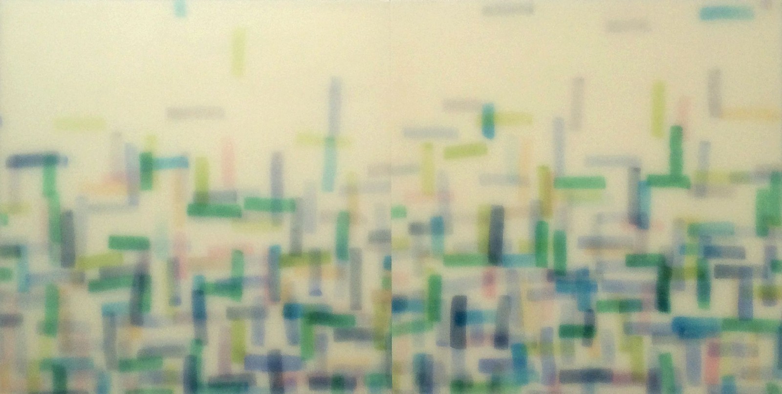 Mike Solomon, Elysium (Diptych) | SOLD, 2015
Watercolor on papers infused with resin, 24 x 48 in. (61 x 121.9 cm)
© Mike Solomon
SOLD
MSOL-00007