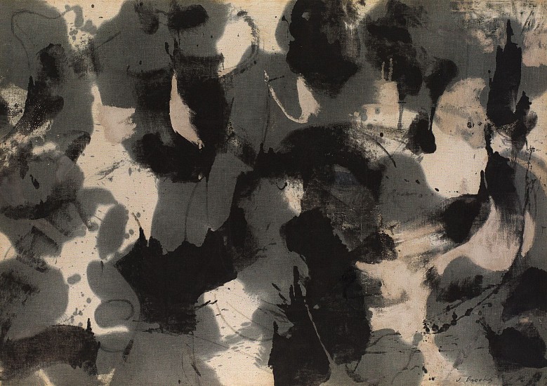 James Brooks, U | SOLD, 1952
Oil on canvas, 38 1/2 x 54 9/10 in. (97.8 x 139.4 cm)
SOLD
BRO-00003