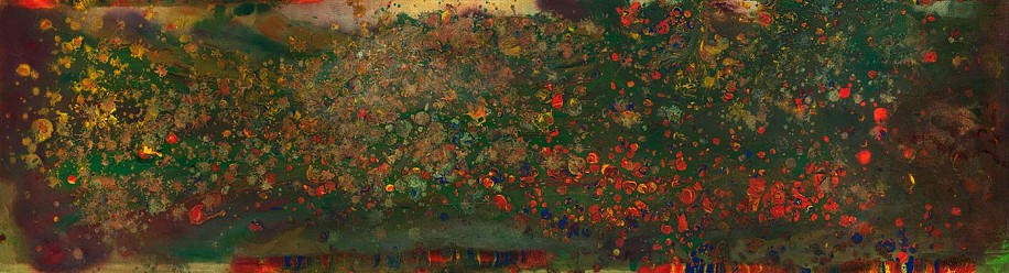Frank Bowling, Poppys | SOLD, 1978
Acrylic on canvas, 18 1/2 x 69 1/2 in. (47 x 176.5 cm)
SOLD
BOW-00005