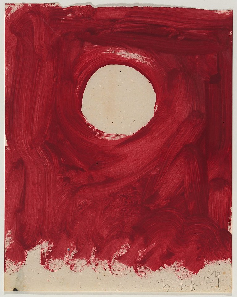 Walter Darby Bannard, Untitled, 1959
Brushed alkyd resin on paper, 14 x 11 in. (35.6 x 27.9 cm)
BAN-00134