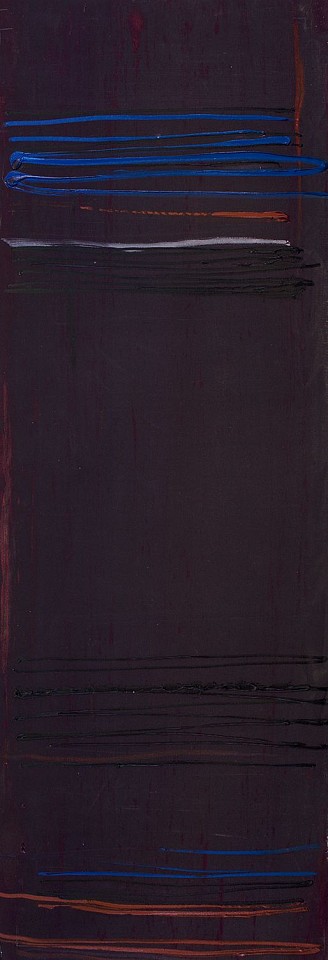 Larry Zox, Untitled, 1980
Acrylic on canvas, 82 1/2 x 27 in. (209.6 x 68.6 cm)
ZOX-00026