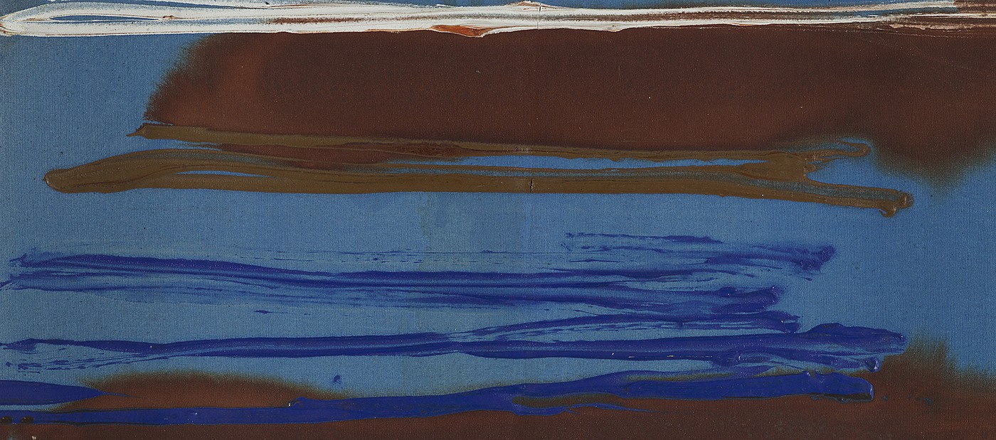 Larry Zox, Untitled, 1985
Acrylic on canvas, 13 x 50 in. (33 x 127 cm)
ZOX-00076