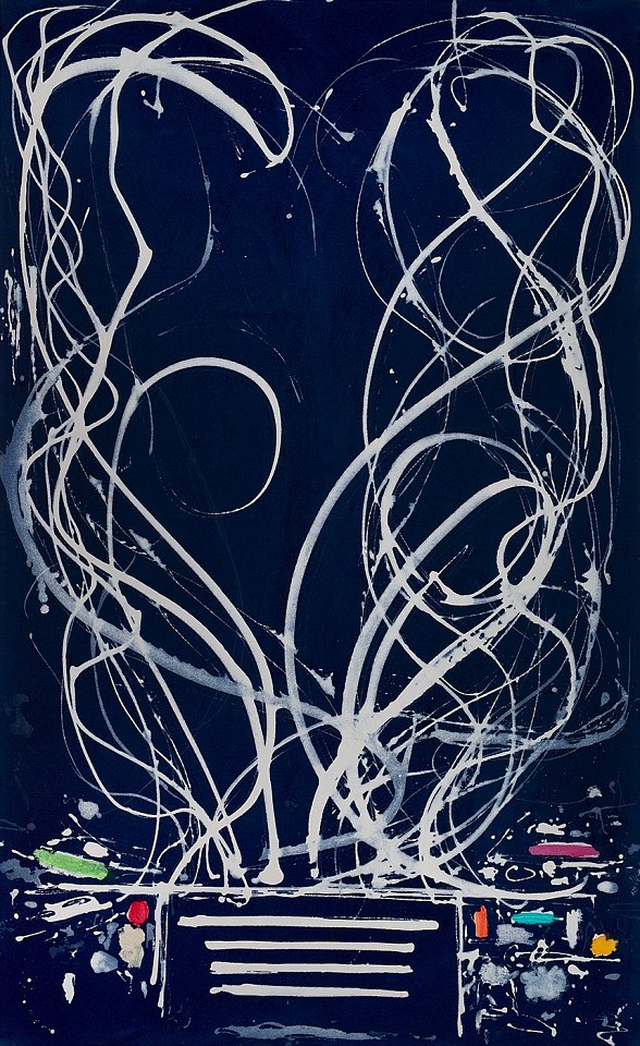 Dan Christensen, Western Blues, 2001
Acrylic on canvas, 65 x 40 in. (165.1 x 101.6 cm)
CHR-00136