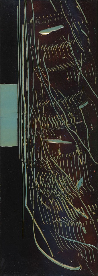 Dan Christensen, Queensland, 1986
Acrylic on canvas, 81 1/2 x 21 in. (207 x 53.3 cm)
CHR-00173