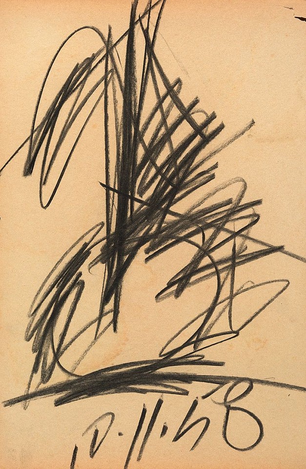 Walter Darby Bannard, Untitled, 1958
Ink on paper, 18 x 11 1/2 in. (45.7 x 29.2 cm)
BAN-00108