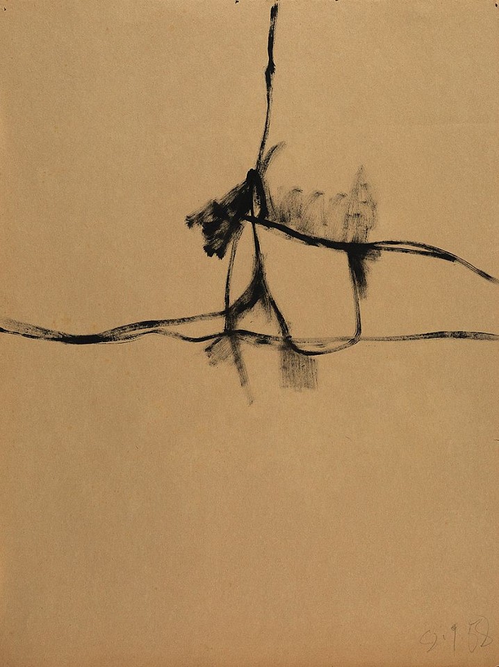 Walter Darby Bannard, Untitled, 1958
Ink on paper, 24 x 18 in. (61 x 45.7 cm)
BAN-00087