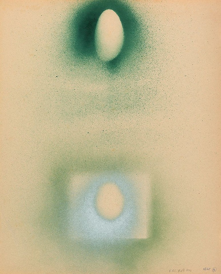 Walter Darby Bannard, Egg Roll #4, 1965
Spraypaint on paper, 17 x 14 in. (43.2 x 35.6 cm)
BAN-00074