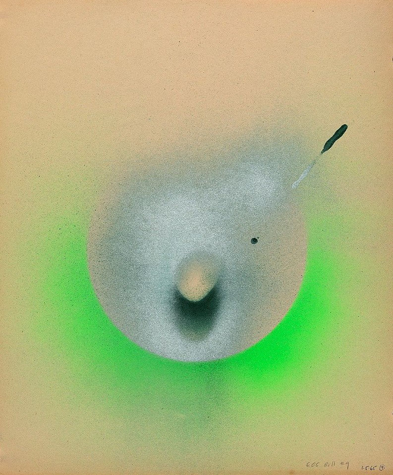 Walter Darby Bannard, Egg Roll #9, 1965
Spraypaint on paper, 17 x 14 in. (43.2 x 35.6 cm)
BAN-00076
