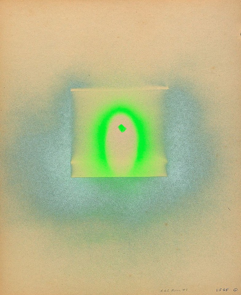 Walter Darby Bannard, Egg Roll #1, 1965
Spraypaint on paper, 17 x 14 in. (43.2 x 35.6 cm)
BAN-00072