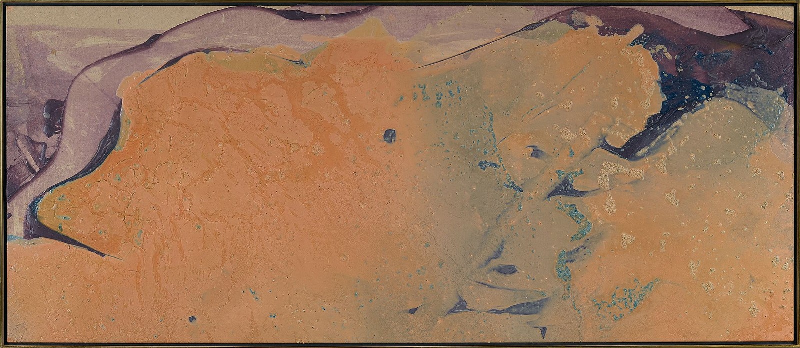 Walter Darby Bannard, Algerian, 1978
Acrylic on canvas, 32 x 78 in. (81.3 x 198.1 cm)
BAN-00114