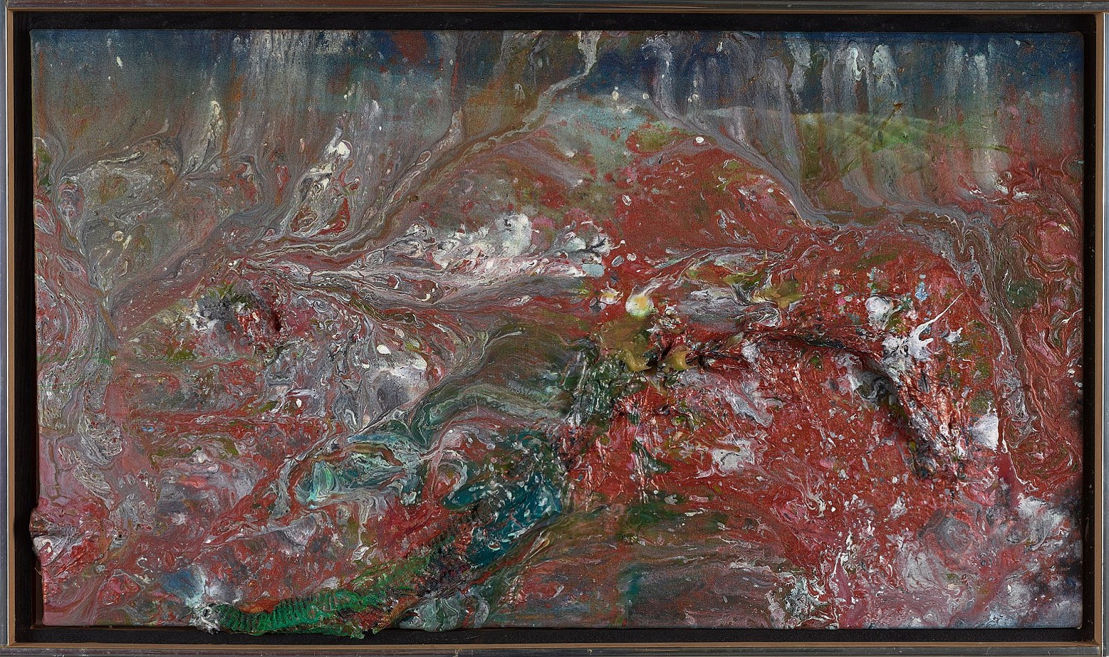 Frank Bowling, Foaming | SOLD, 1983
Acrylic on canvas, 20 x 35 1/2 in. (50.8 x 90.2 cm)
SOLD
BOW-00007