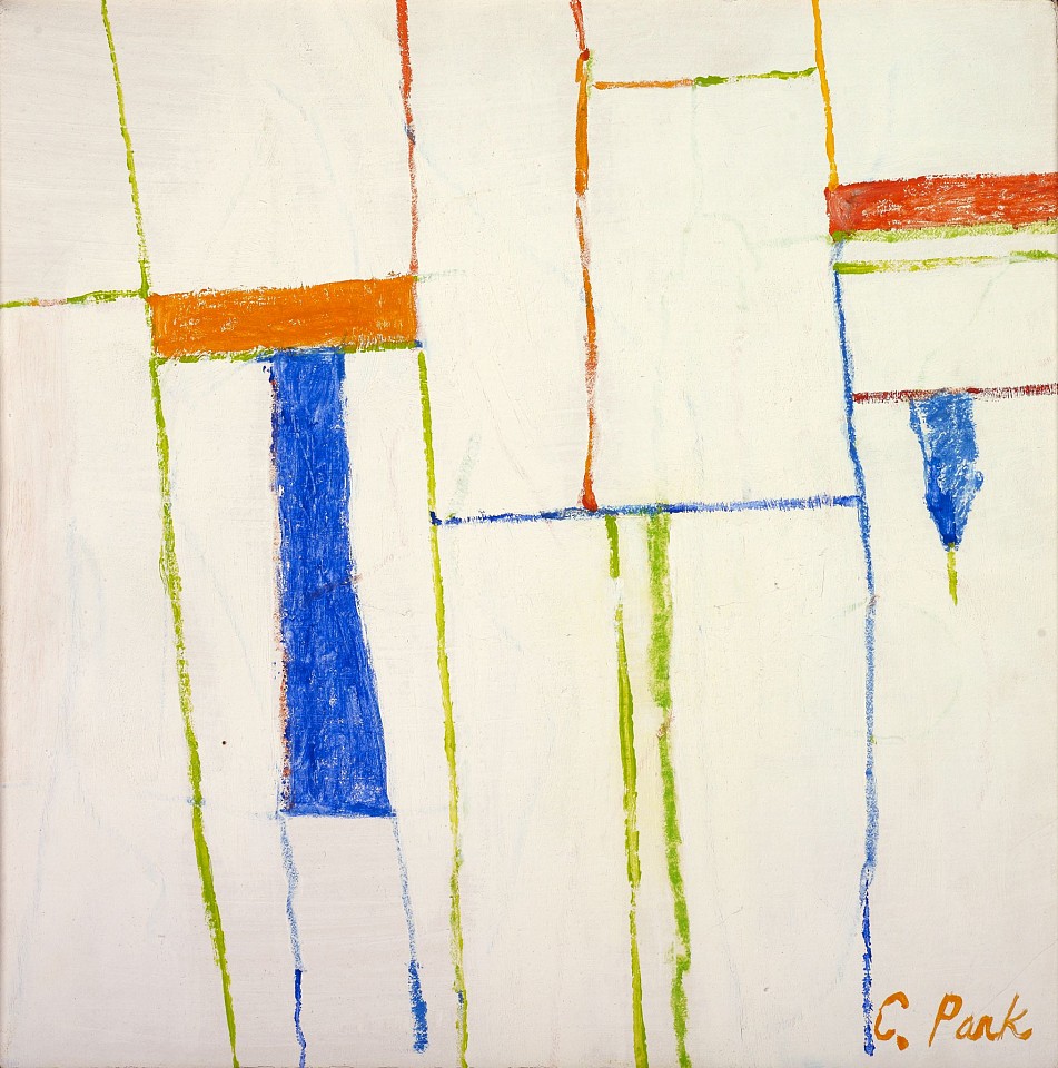 Charlotte Park, Quince, 1976
Acrylic and oil crayon on canvas, 12 x 12 in. (30.5 x 30.5 cm)
PAR-00064