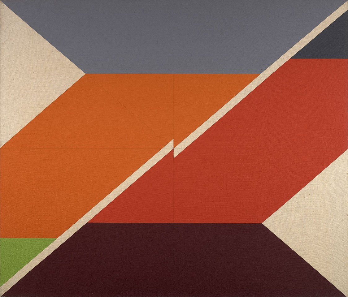 Larry Zox, Diagonal II, 1965
Acrylic on canvas, 60 x 70 in. (152.4 x 177.8 cm)
ZOX-00097