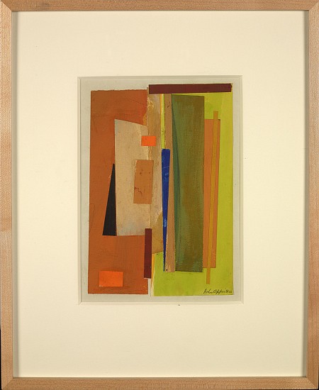 John Opper, Untitled | SOLD, 1966
Painted paper collage, 9 x 6 in. (22.9 x 15.2 cm)
SOLD
OPP-00019