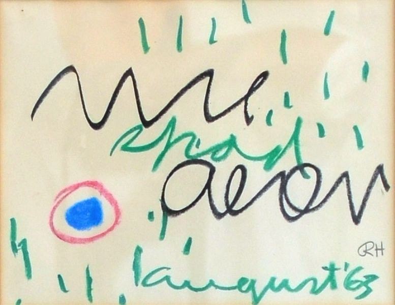 Raymond Hendler, Untitled | SOLD, 1963
Crayon on paper, 8 3/4 x 11 3/4 in. (22.2 x 29.8 cm)
SOLD © Estate of Raymond Hendler
HEN-00042