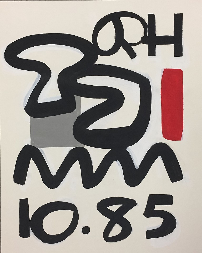 Raymond Hendler, No. 34, October 1985 | SOLD, 1985
Acrylic on paper, 12 x 10 in. (30.5 x 25.4 cm)
SOLD © Estate of Raymond Hendler
HEN-00145