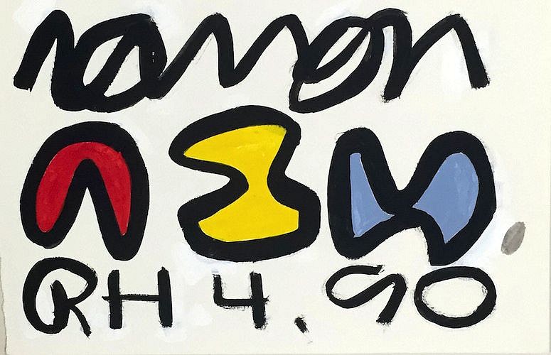Raymond Hendler, No. 49, April 1990 | SOLD, 1990
Acrylic on paper, 10 x 7 in. (25.4 x 17.8 cm)
SOLD © Estate of Raymond Hendler
HEN-00137
