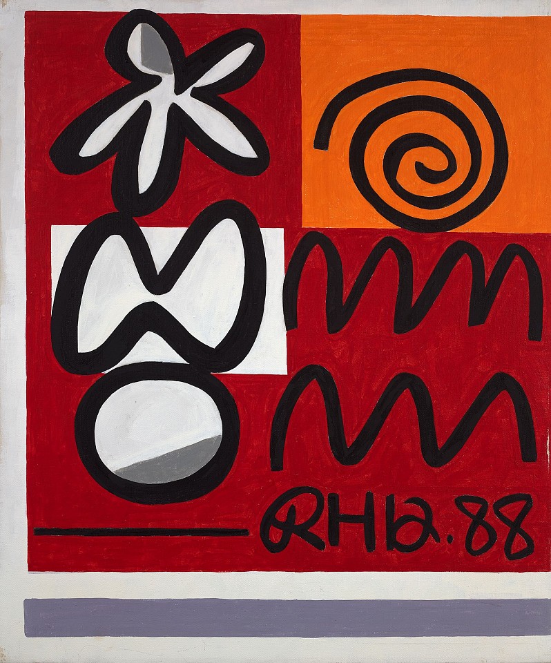 Raymond Hendler, RH 12.88 | SOLD, 1988
Acrylic on canvas, 30 x 25 in. (76.2 x 63.5 cm)
© Estate of Raymond Hendler
HEN-00171