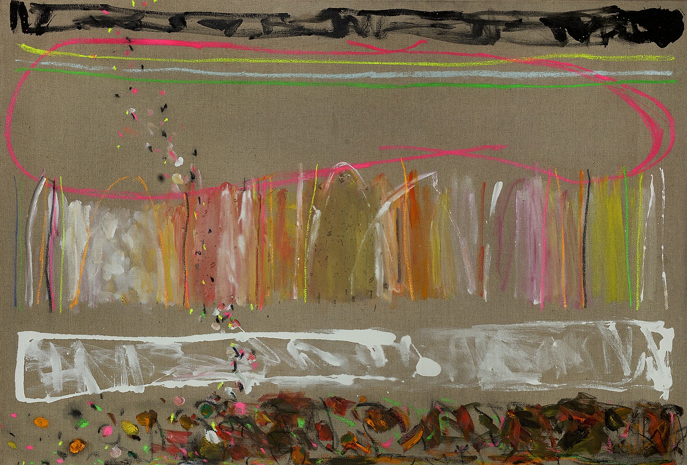 Joyce Weinstein, Country Fields with a Pink, 2014
Oil and mixed media on linen, 40 x 58 in. (101.6 x 147.3 cm)
WEI-00001