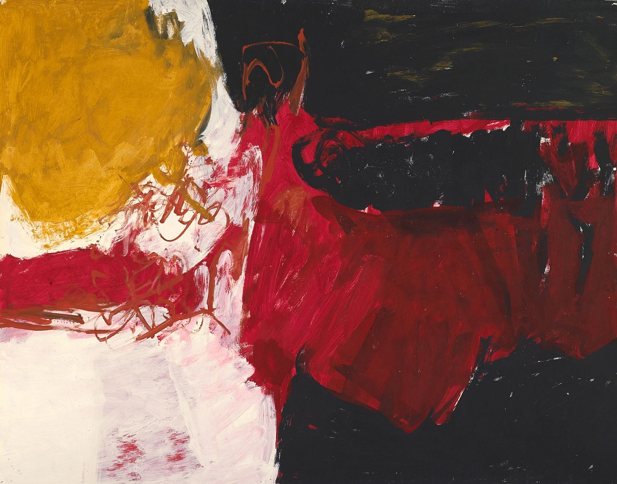 Charlotte Park, Untitled (Black, White, Red, and Brown) | SOLD, c. 1950
Gouache on paper, 22 1/2 x 28 1/2 in. (57.1 x 72.4 cm)
PAR-00006