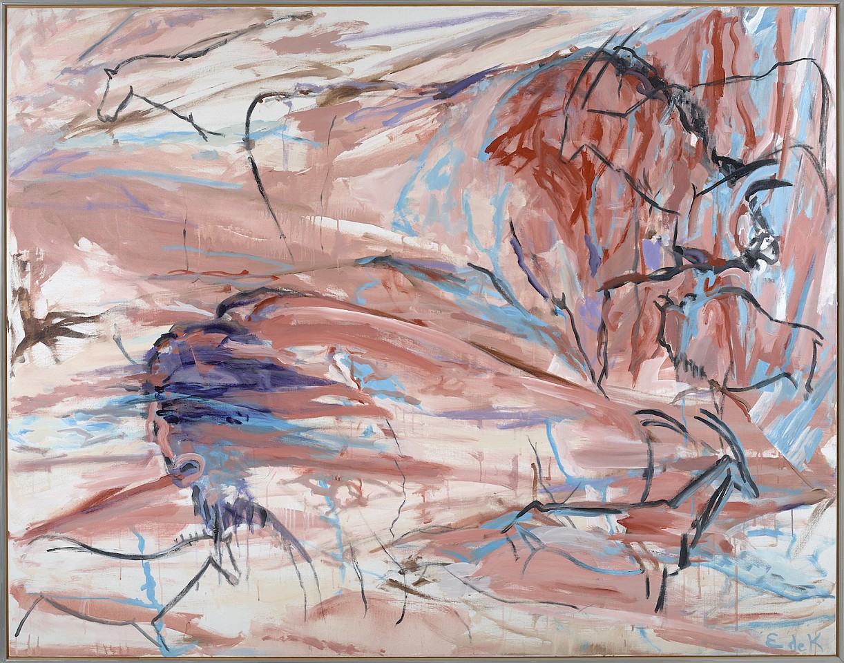Elaine de Kooning, Desert Wall, Cave #96 | SOLD, 1986
Acrylic on canvas, 66 x 84 in. (167.6 x 213.4 cm)
EDEK-00005