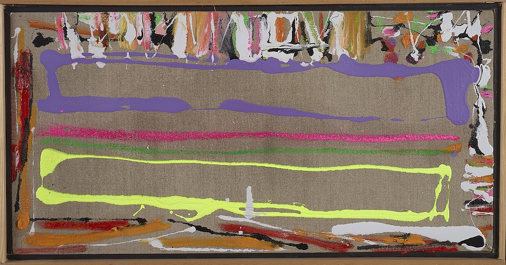 Joyce Weinstein, First of Autumn With a Yellow, 2018
Oil and mixed media on linen, 10 x 20 in. (25.4 x 50.8 cm)
WEI-00036