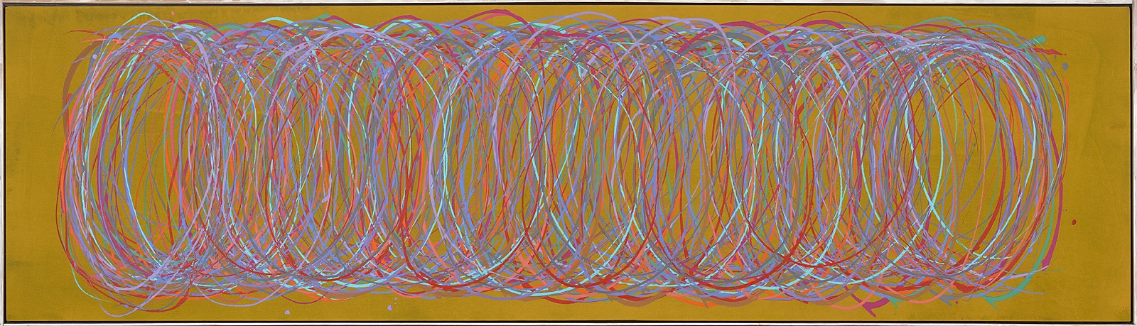 Dan Christensen, Casa Fiesta, 2005
Acrylic on canvas, 28 x 100 in. (71.1 x 254 cm)
CHR-00246