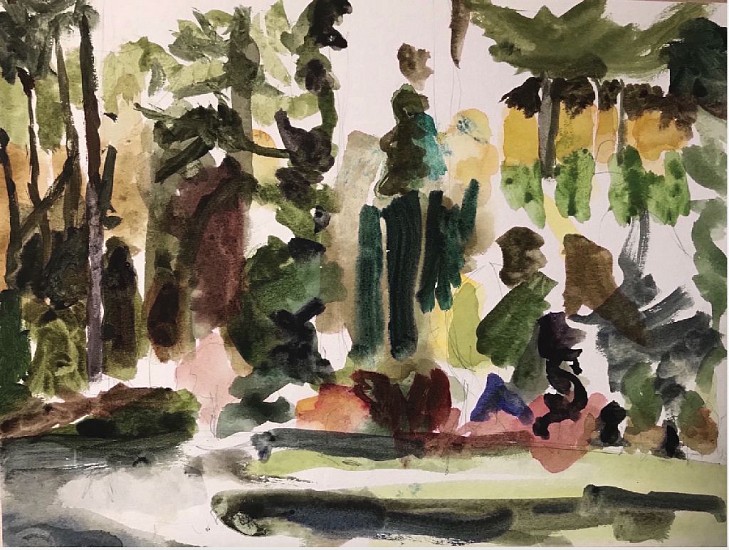 Michael Leigh, Edge of the Forest, Port Blakely, 2018
Watercolor on paper, 9 x 12 in. (22.9 x 30.5 cm)
NYSSLEI-00001