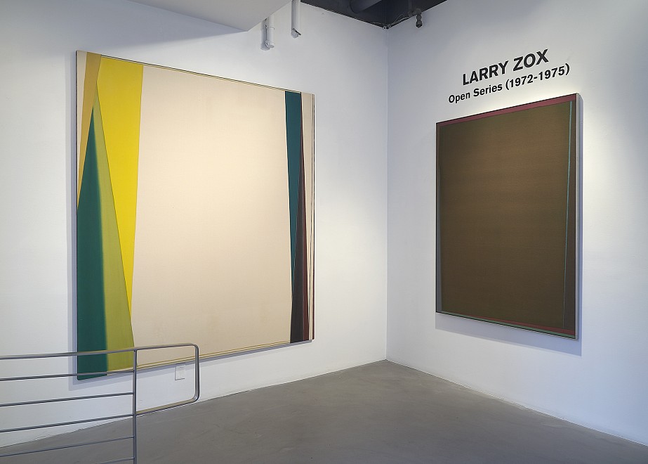 Larry Zox: Open Series (1972 - 1975) - Installation View