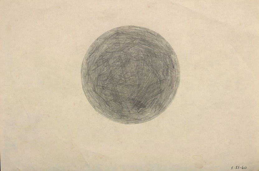 Walter Darby Bannard, Untitled, 1960
Pencil on paper, 5 1/2 x 8 1/4 in. (14 x 21 cm)
BAN-00162