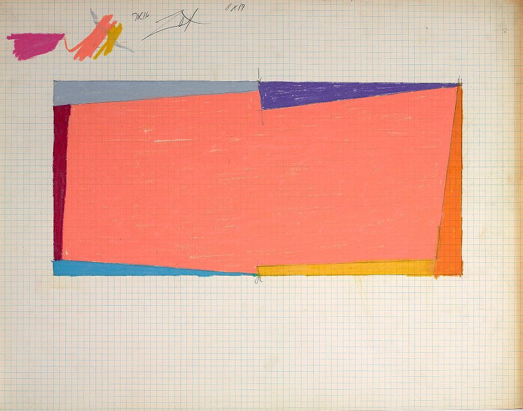 Larry Zox, Untitled
Colored Pencil & Graphite on Paper, 17 1/8 x 22 1/8 in. (43.5 x 56.2 cm)
ZOX-00118