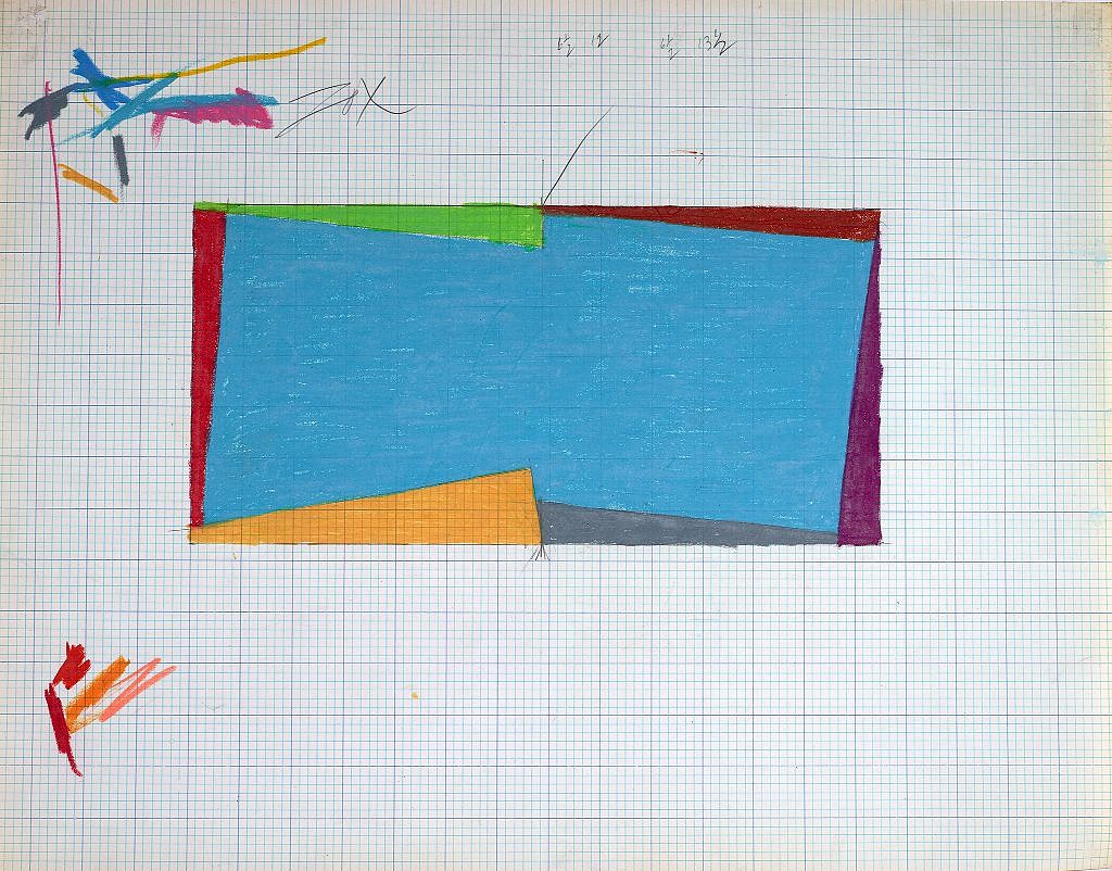 Larry Zox, Untitled
Colored Pencil & Graphite on Paper, 17 1/8 x 22 1/8 in. (43.5 x 56.2 cm)
ZOX-00121