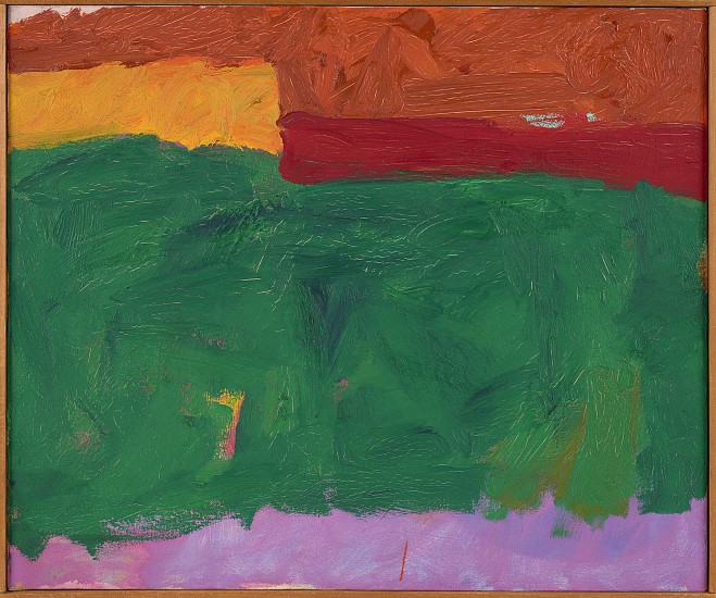 Herman Cherry, Green Area, 1959
Oil on canvas, 20 x 24 in. (50.8 x 61 cm)
CHER-00002