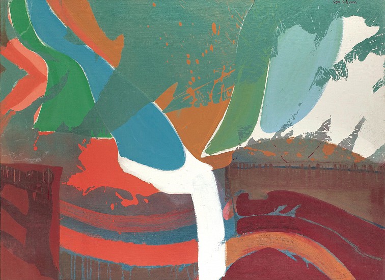 Syd Solomon, Aprility | SOLD, 1976
Acrylic and aerosol enamel on canvas, 48 x 66 in. (121.9 x 167.6 cm)
© Estate of Syd Solomon
SOL-00065