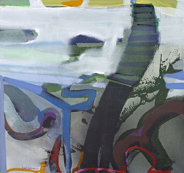 Syd Solomon, Coastal Wind Glide, 1980
Acrylic and aerosol enamel on canvas, 30 x 32 in. (76.2 x 81.3 cm)
© Estate of Syd Solomon
SOL-00026