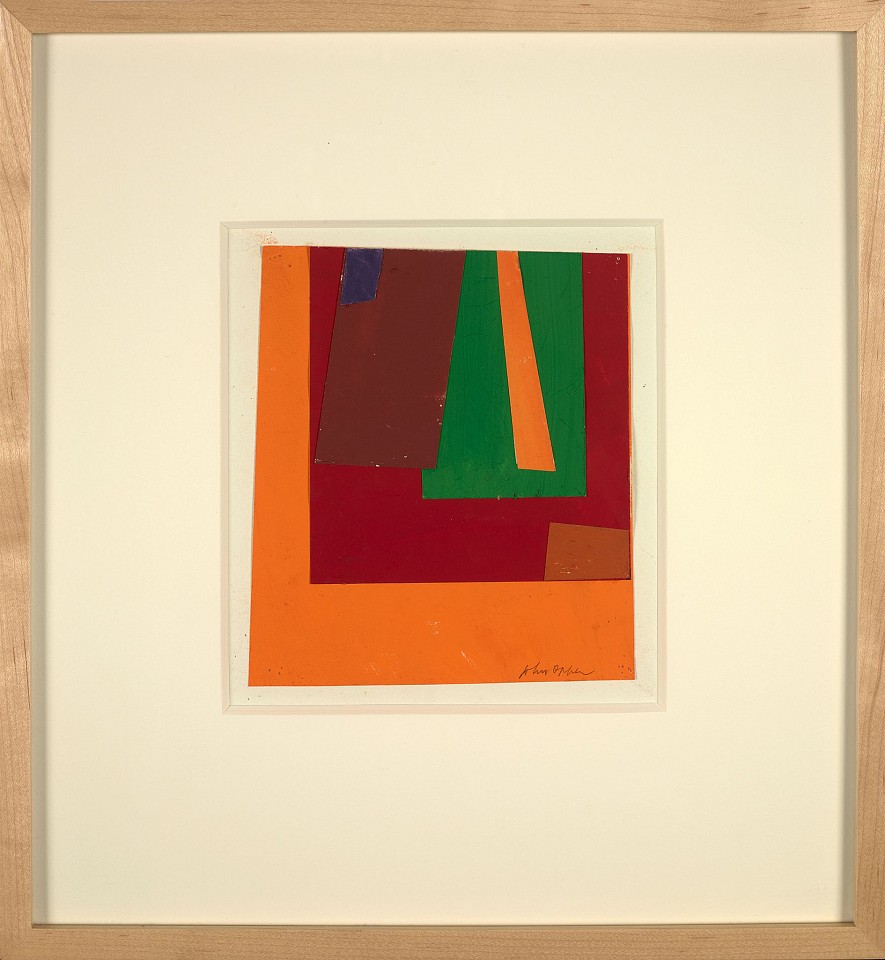 John Opper, Untitled (16 w), c. 1967
Painted paper collage, 6 3/4 x 5 3/4 in. (17.1 x 14.6 cm)
OPP-00020