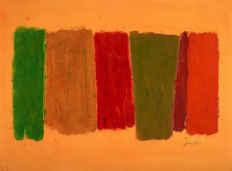 John Opper, Untitled, c. 1979
Acrylic on Arches France paper, 22 3/8 x 30 in. (56.8 x 76.2 cm)
OPP-00027