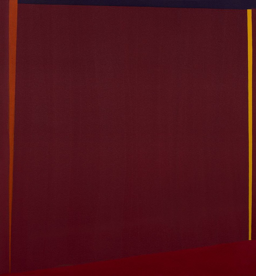 Larry Zox, Cedar Point, c. 1972
Acrylic on canvas, 56 x 52 in. (142.2 x 132.1 cm)
ZOX-00131