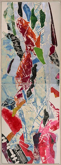 John Chamberlain, Pukka Fraise | SOLD, 1989
Colored monotype on paper, 83 x 29 3/8 in. (210.8 x 74.6 cm)
CHA-00002