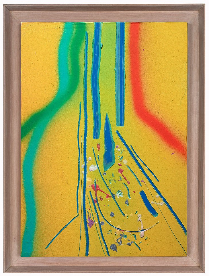 Dan Christensen, Untitled, 1985
Acrylic on wood, 21 3/4 x 15 1/2 in. (55.2 x 39.4 cm)
CHR-00224