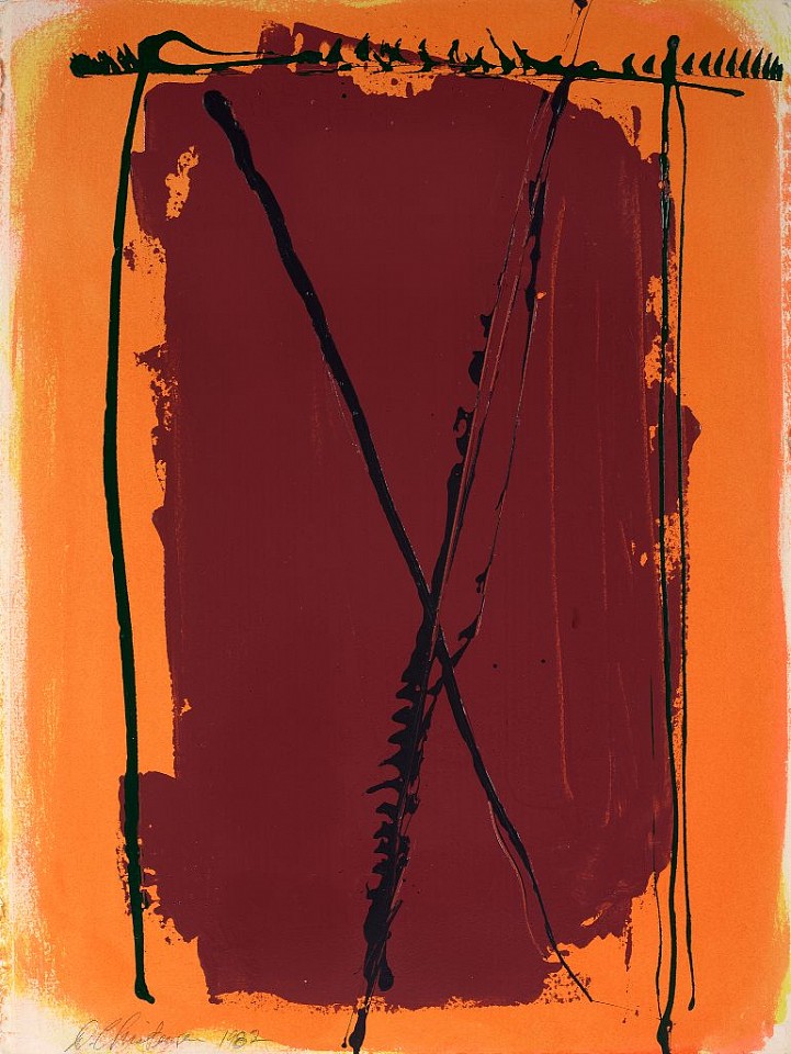 Dan Christensen, Untitled, 1982
Acrylic on paper, 30 1/4 x 22 3/4 in. (76.8 x 57.8 cm)
CHR-00254