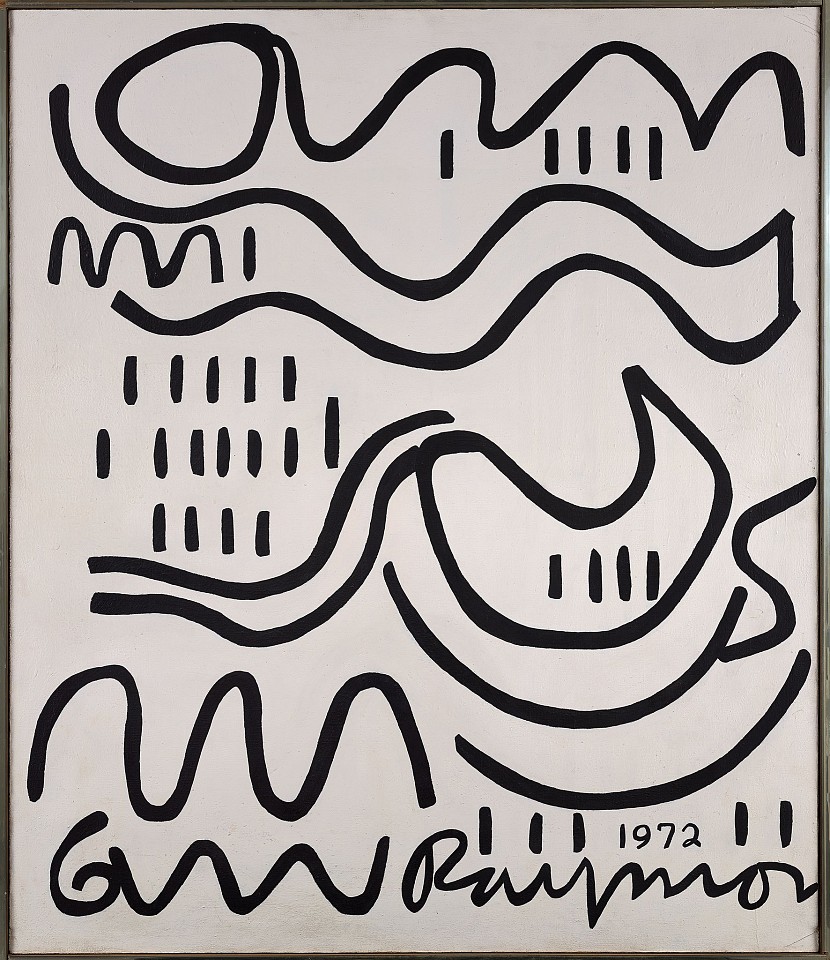 Raymond Hendler, The Secret Inner Tweeting, 1972
Acrylic on canvas, 57 x 49 in. (144.8 x 124.5 cm)
HEN-00162