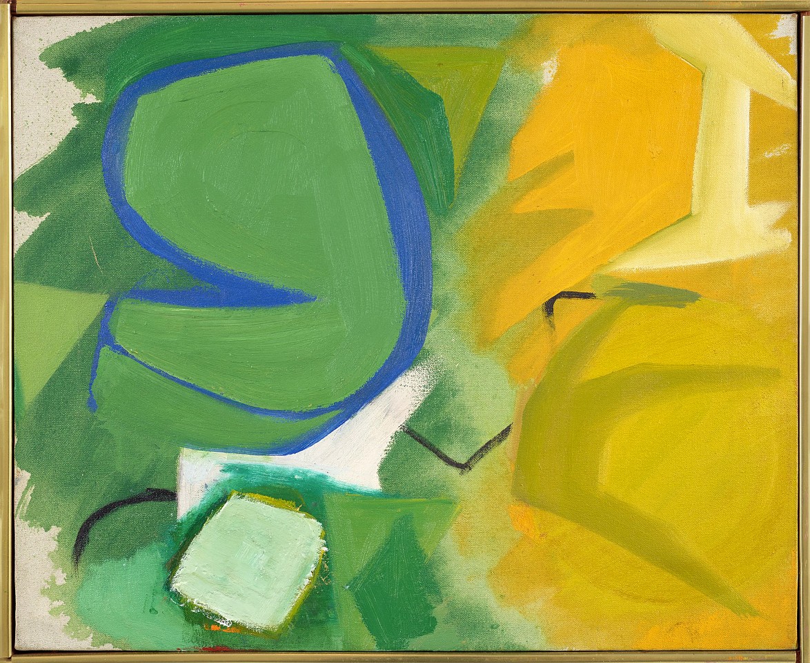Yvonne Thomas, Plant Form | SOLD, 1963
Oil on canvas, 16 1/8 x 20 1/4 in. (41 x 51.4 cm)
THO-00120