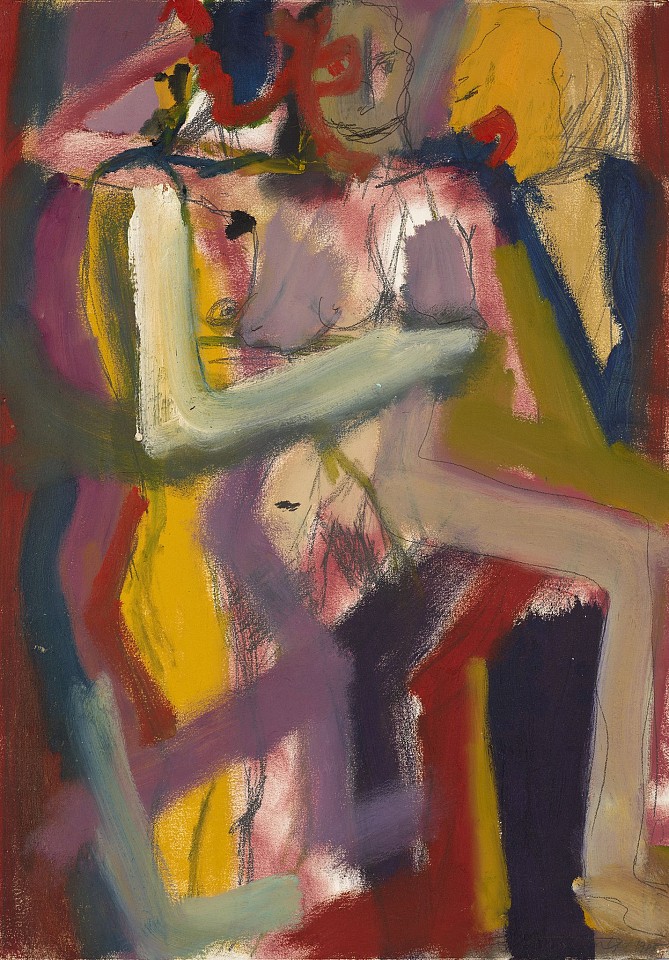 Frederick J. Brown, Abstract Woman, 1985
Oil on paper, 42 x 29 3/4 in. (106.7 x 75.6 cm)
BROW-00035