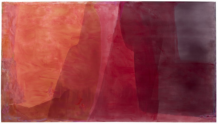 Jill Nathanson, Octaves Red, 2020
Acrylic and polymers with oil on panel, 49 1/2 x 89 in. (125.7 x 226.1 cm)
NAT-00127