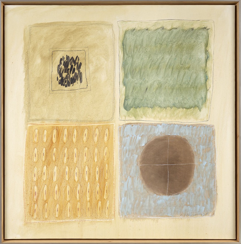 Ida Kohlmeyer, Untitled | SOLD, 1978
Mixed media on canvas, 46 x 46 in. (116.8 x 116.8 cm)
KOH-00030